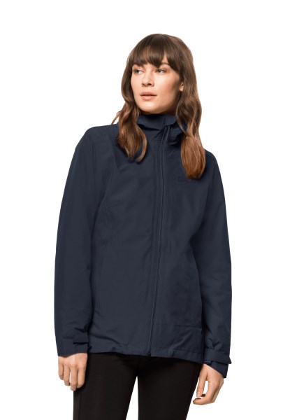 Jack Wolfskin Night Blue Collectie Moonrise 3in1 Jas M