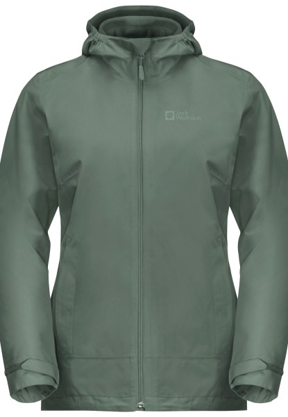 Jack Wolfskin Origins Hedge Green Moonrise 3in1 Jas M