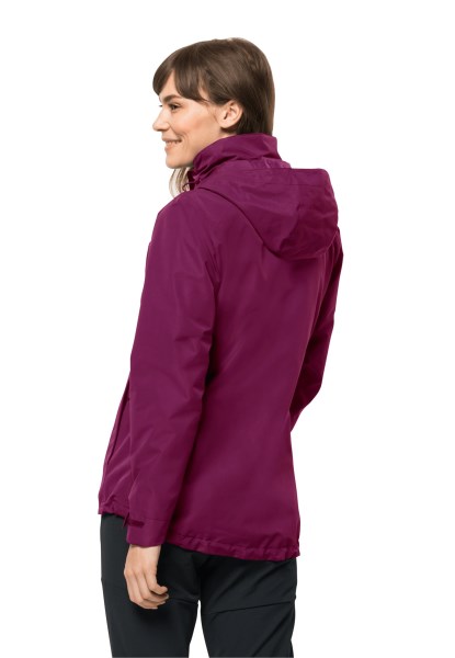 Jack Wolfskin Geisshorn 3in1 Jas Met Wilde Bes