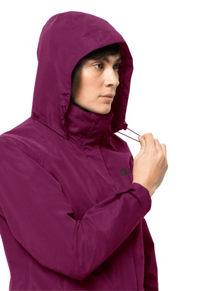 Jack Wolfskin Geisshorn 3in1 Jas W Merken Wild Berry