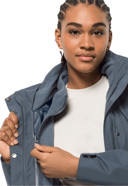 Oorsprong Ottawa Jas Leiblauw Jack Wolfskin