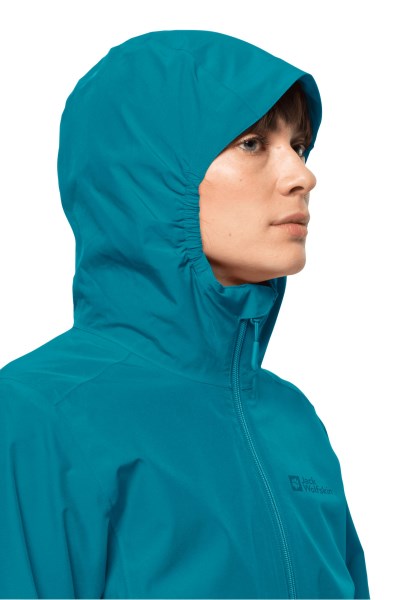 Merken Zoetwaterblauw Jack Wolfskin Moonrise 3in1 Jas M