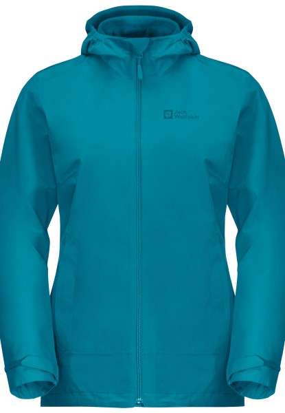 Merken Zoetwaterblauw Jack Wolfskin Moonrise 3in1 Jas M