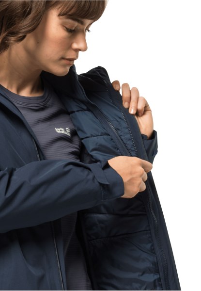 Glaabach 3in1 Jas Met Jack Wolfskin Best Night Blue