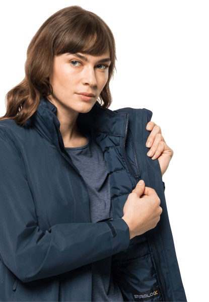 Jack Wolfskin Geisshorn 3in1 Jack Met Warm Nachtblauw
