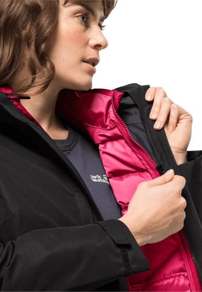 Tundra Dons Jack W Jack Wolfskin Cranberry Nieuw
