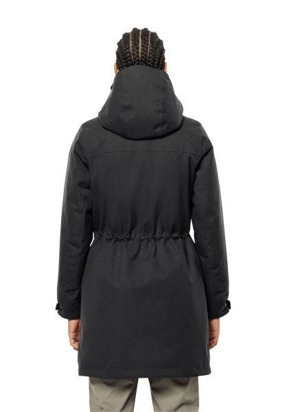 Nieuwe Black Jack Wolfskin Felle Wind Parka W
