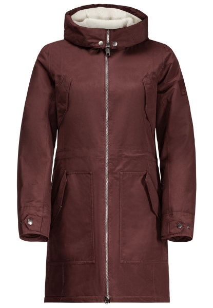 Jack Wolfskin Best Rocky Point Parka Cordovan Rood