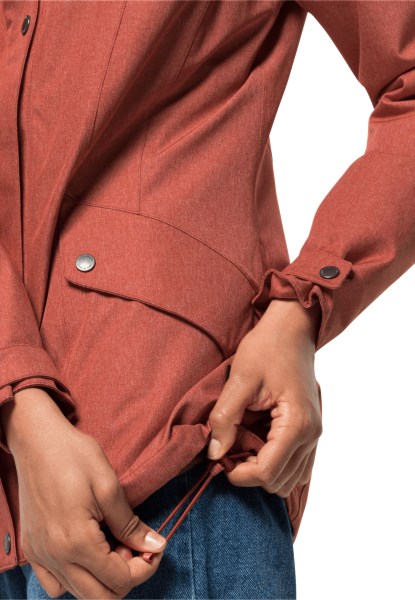 Park Avenue Jas Herfst Rood Jack Wolfskin Merk