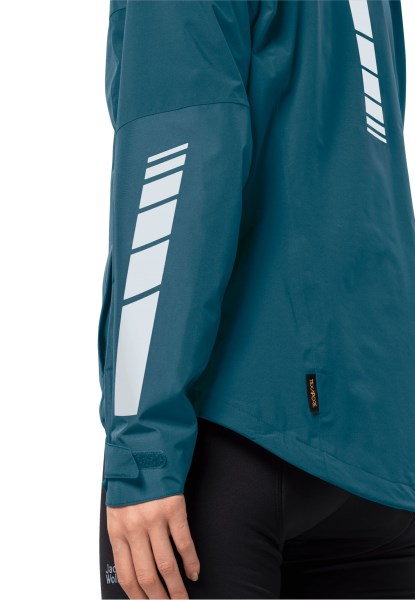 Jack Wolfskin Collectie Blauw Koraal Morobbia 2l Jas W