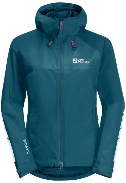 Jack Wolfskin Collectie Blauw Koraal Morobbia 2l Jas W