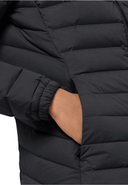 Jack Wolfskin Zwarte Glowing Mountain Coat W Origin