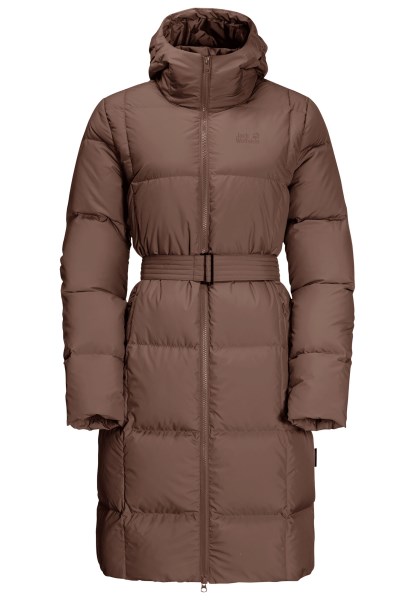 Merk Jack Wolfskin Hazelnootbruine Frozen Lake Jas M