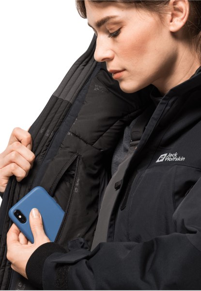 1995 Serie Parka W Jack Wolfskin Zwart Best
