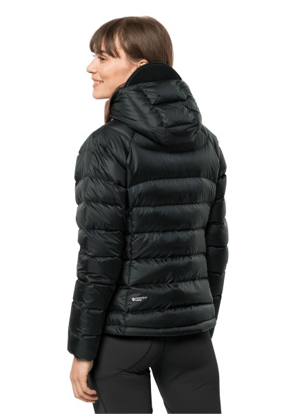 Jack Wolfskin Nebelhorn Dons Hoody W Best Zwart