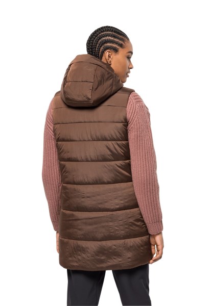 Hot Jack Wolfskin Eisbach Vest W Hazelnootbruin