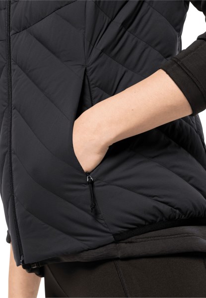 Atletisch Dons Vest W Origins Jack Wolfskin Zwart
