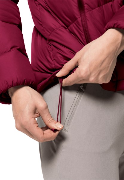Nieuw Jack Wolfskin Herzberg Donsjack W Cranberry