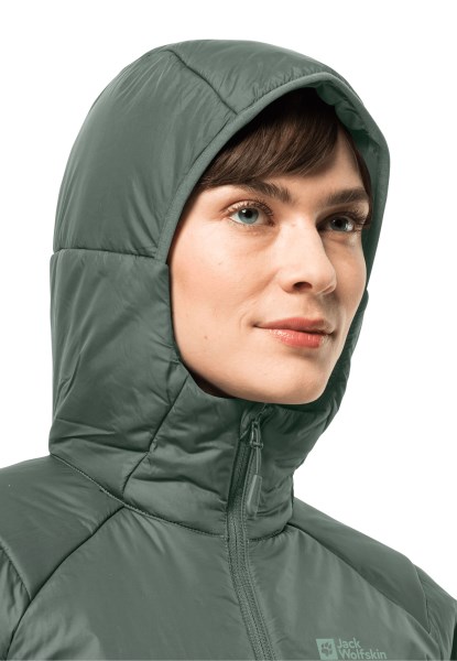 Fashion Jack Wolfskin Hedge Green Bergland Ins Hoody W
