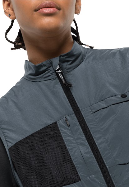 Vest Voor Woon-werkverkeer Met Slate Blue Jack Wolfskin-merken