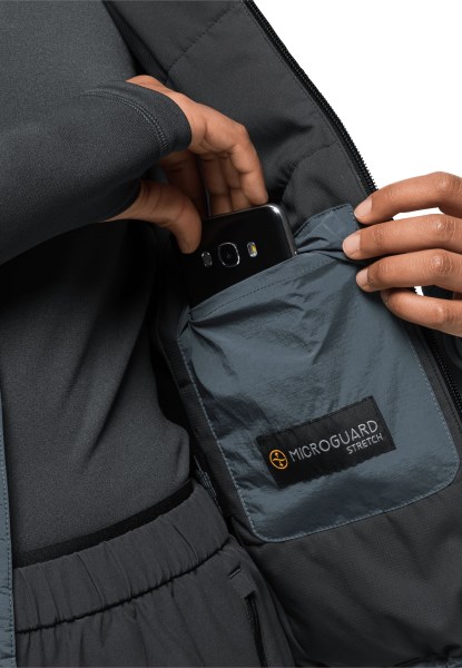 Vest Voor Woon-werkverkeer Met Slate Blue Jack Wolfskin-merken