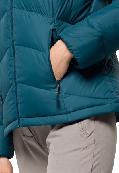 Jack Wolfskin Blauw Koraal Herzberg Donsjack W Fashion