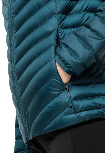 Jack Wolfskin Collection Passamani Donsjack Met Blauw Koraal
