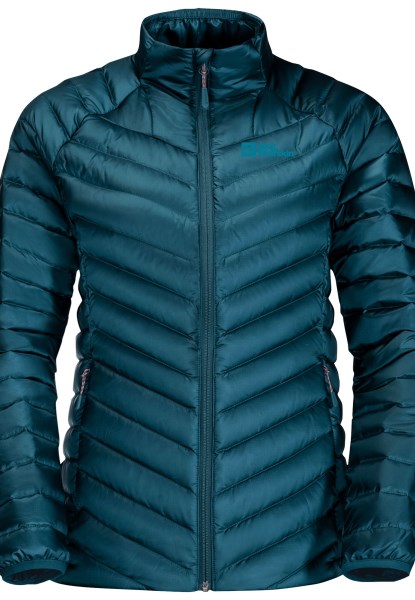 Jack Wolfskin Collection Passamani Donsjack Met Blauw Koraal