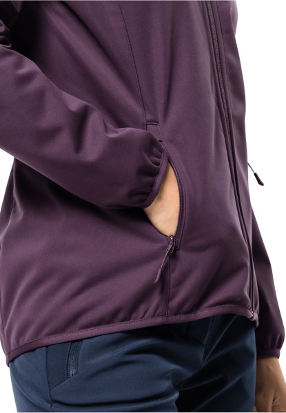 Origin Jack Wolfskin Windhain Hoody W Grapevine