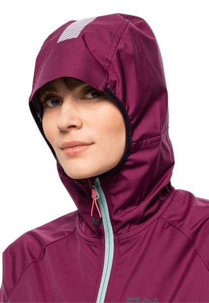 Wilde Bessen Jack Wolfskin Originele Alpspitze Hoody W