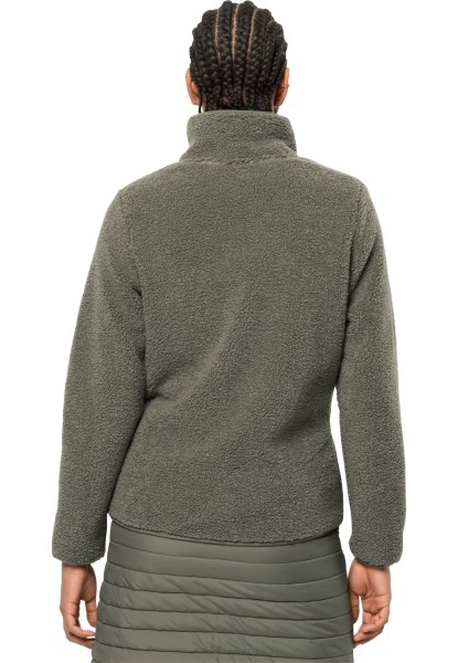 Oorsprong Hoog Krullend Jack Met Stoffige Olijf Jack Wolfskin