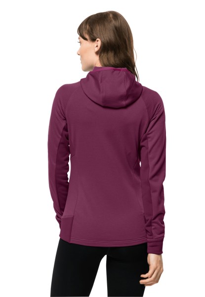 Hydro Grid Fleece W Collecties Wild Berry Jack Wolfskin