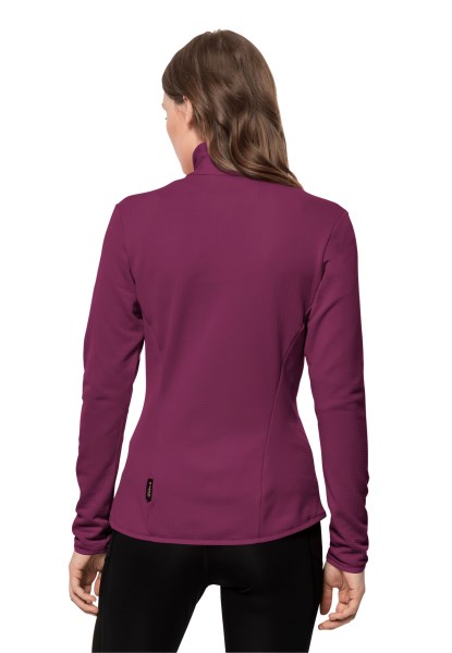 Wild Berry Peak Grid Fleece Met Jack Wolfskin-collecties