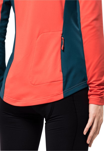 Morobbia Fz W Hot Coral Jack Wolfskin Origin