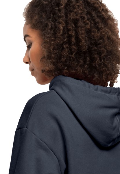 Jack Wolfskin Essential Hoody W Collectie Nachtblauw