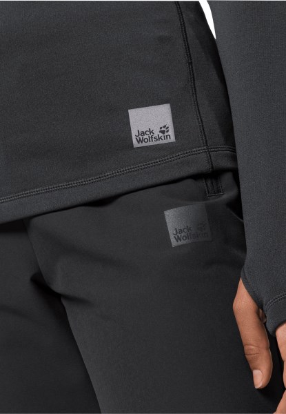 Jack Wolfskin Collectie Phantom Fiets Woon-werkverkeer Halfzip W