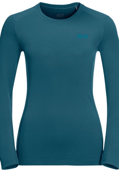 Jack Wolfskin Infinite L/s Met Blauwe Koraalcollecties