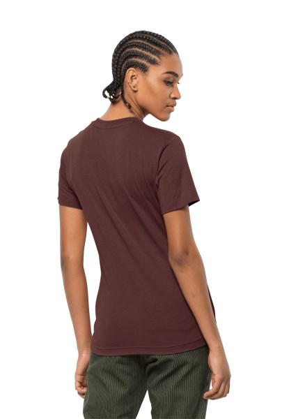 Jack Wolfskin Cordovan Rood Collecties Mountain Love T W