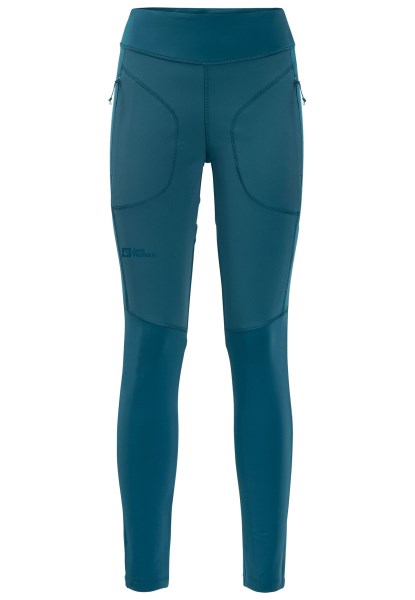 Merk Salmaser Maillot W Jack Wolfskin Blauw Koraal