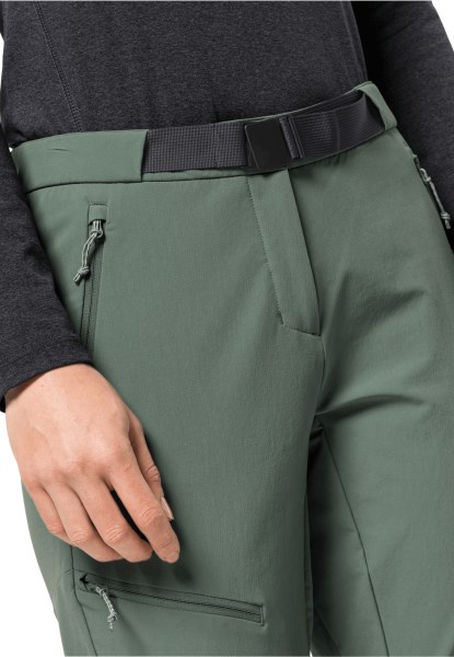 Jack Wolfskin Ziegspitz Broek W Hedge Groen Nieuw