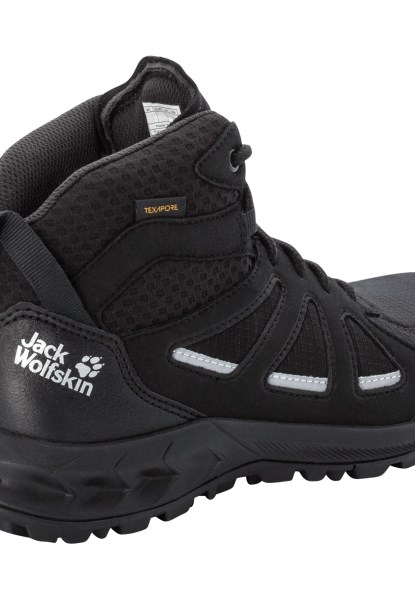 Zwartgrijs Bos 2 Texapore Mid W Hot Jack Wolfskin