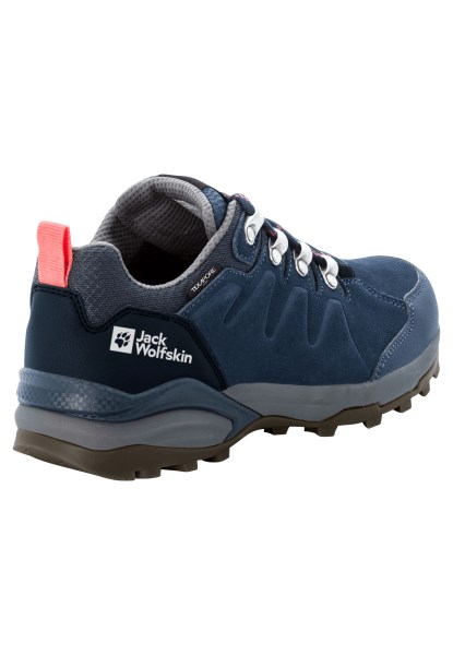 Collectie Jack Wolfskin Refugio Texapore Low W Donkerblauwgrijs