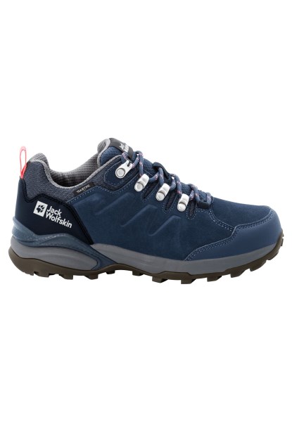 Collectie Jack Wolfskin Refugio Texapore Low W Donkerblauwgrijs