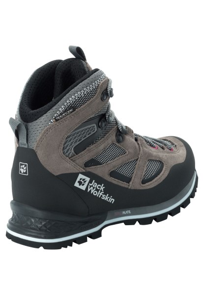 Asfalt Grijsroze Jack Wolfskin Merk Force Crest Texapore Mid W