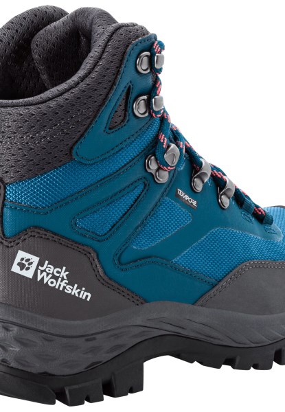Jack Wolfskin Oorsprong Rebellie Gids Texapore Mid W Turkoois-koraal