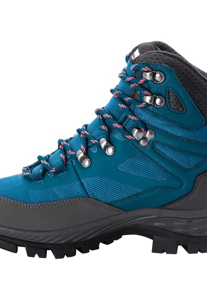Jack Wolfskin Oorsprong Rebellie Gids Texapore Mid W Turkoois-koraal