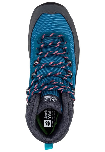 Jack Wolfskin Oorsprong Rebellie Gids Texapore Mid W Turkoois-koraal