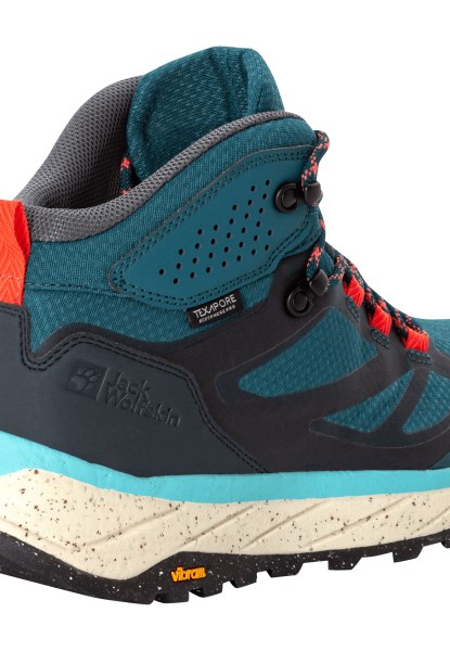 Jack Wolfskin Terraventure Texapore Mid W Blauw-koraal Merk