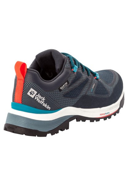 Donkerblauw-blauwe Jack Wolfskin Force Striker Texapore Low W Hot