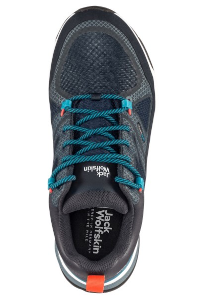 Donkerblauw-blauwe Jack Wolfskin Force Striker Texapore Low W Hot